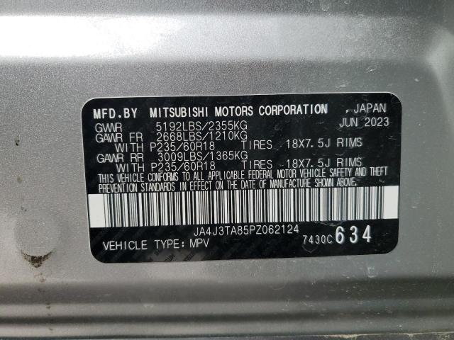 2023 MITSUBISHI OUTLANDER - JA4J3TA85PZ062124