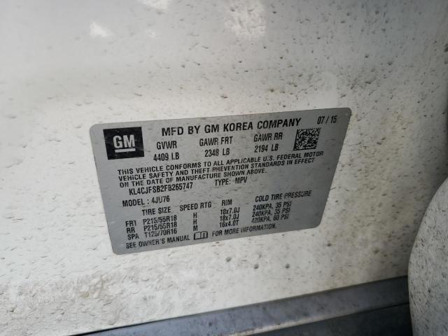 2015 BUICK ENCORE CON - KL4CJFSB2FB265747