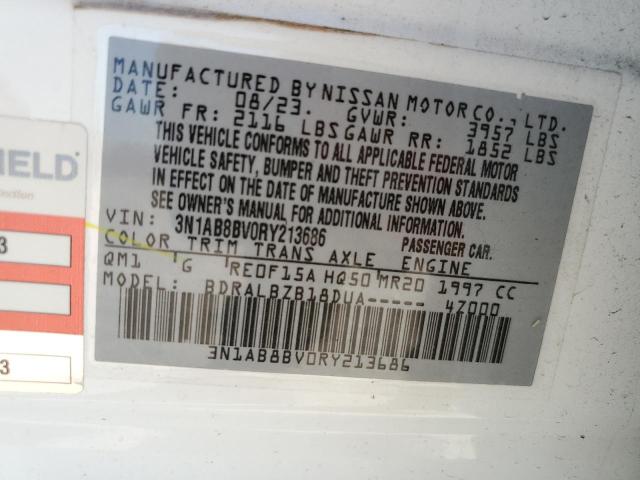 2024 NISSAN SENTRA S - 3N1AB8BV0RY213686