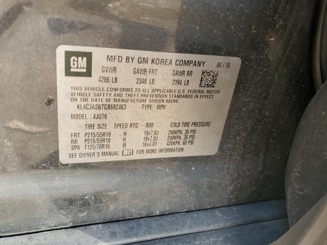 2016 BUICK ENCORE - KL4CJASB7GB682463