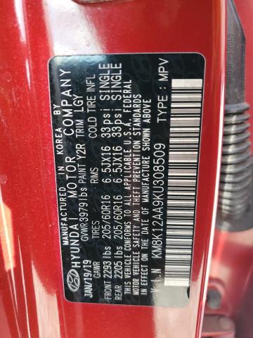 2019 HYUNDAI KONA SE - KM8K12AA9KU308509