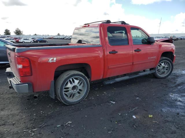 CHEVROLET SILVERADO 2011 red crew pic flexible fuel 3GCPKSE31BG388099 photo #4