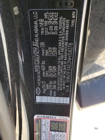 2022 HYUNDAI TUCSON SEL - 5NMJF3AE2NH158278