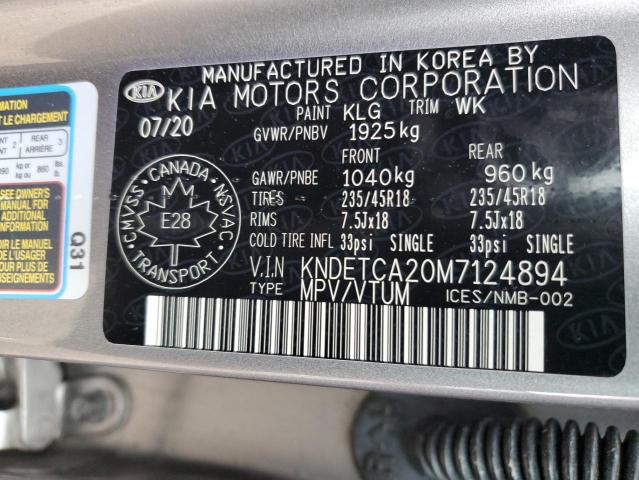 2021 KIA SELTOS SX KNDETCA20M7124894