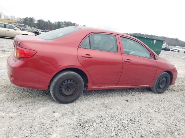 TOYOTA COROLLA BA 2009 red  Gasoline JTDBL40E49J037871 photo #4