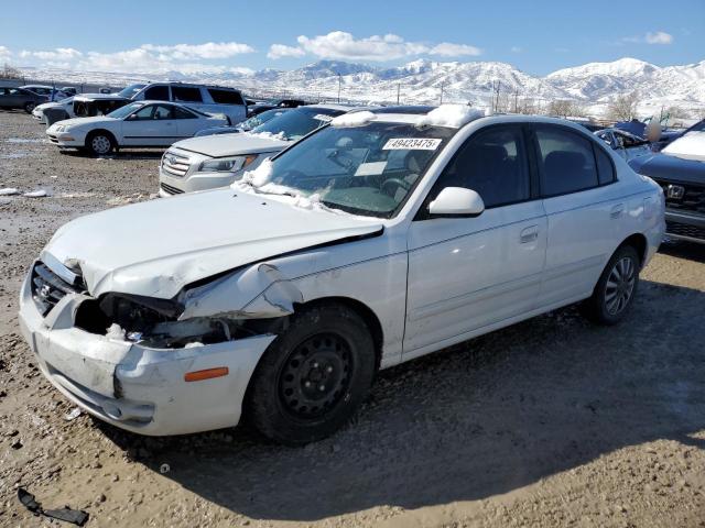 HYUNDAI ELANTRA GL 2004 white sedan 4d gas KMHDN46D64U862170 photo #1