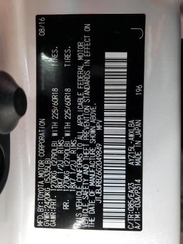 2016 LEXUS NX 300H - JTJBJRBZ6G2049849