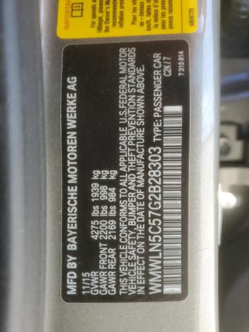 2016 MINI COOPER CLU WMWLN5C57G2B28303