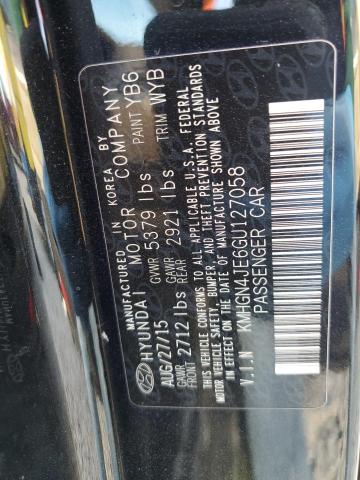 2016 HYUNDAI GENESIS 3. KMHGN4JE6GU127058