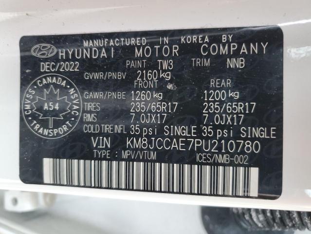 2023 HYUNDAI TUCSON SEL - KM8JCCAE7PU210780
