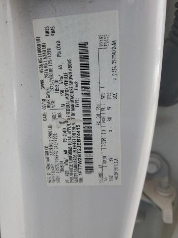 2018 FORD F250 SUPER - 1FT7W2BT2JEB74415