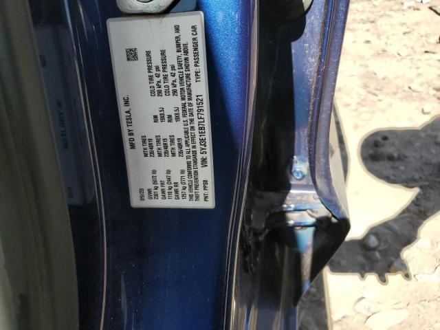 2020 TESLA MODEL 3 - 5YJ3E1EB7LF791521