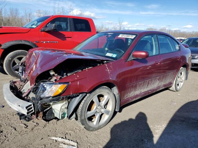 SUBARU LEGACY 2.5 2009 red  gas 4S3BL616396233788 photo #1