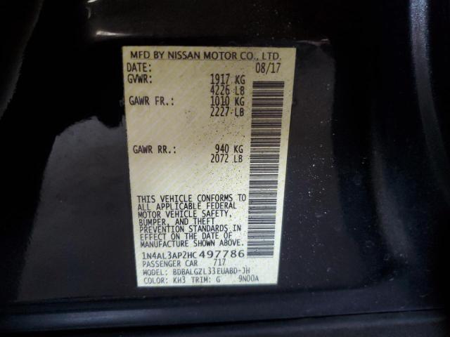 2017 NISSAN ALTIMA 2.5 - 1N4AL3AP2HC497786