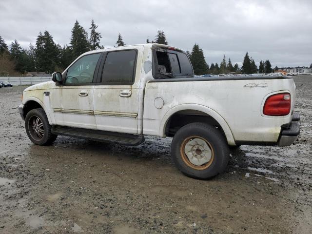 FORD F150 SUPER 2001 white crew pic gas 1FTRW08L81KB53980 photo #3