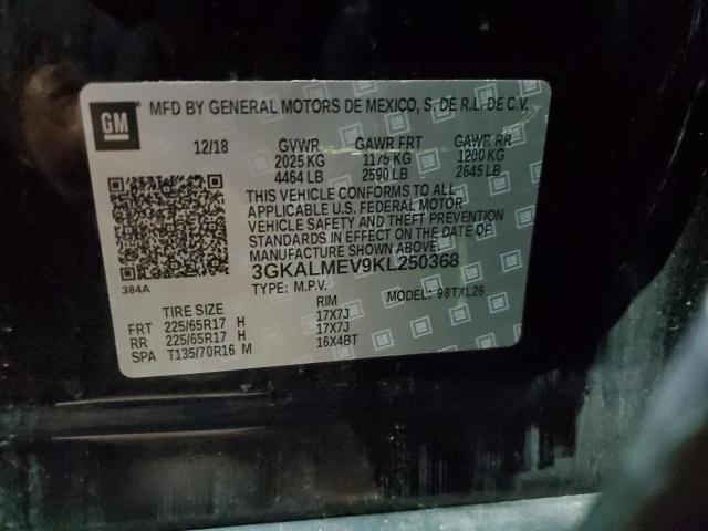 2019 GMC TERRAIN SL - 3GKALMEV9KL250368