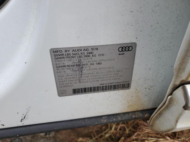 2017 AUDI Q5 PREMIUM - WA1C2AFP1HA073203