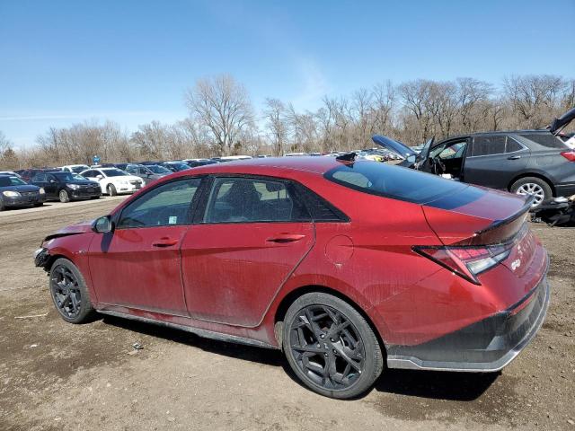 Vin: kmhlr4dfxru749527, lot: 48236145, hyundai elantra n line 20242
