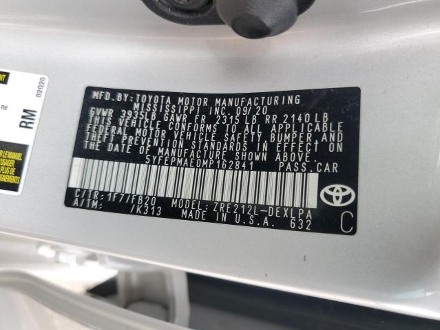 2021 TOYOTA COROLLA LE - 5YFEPMAE0MP162841