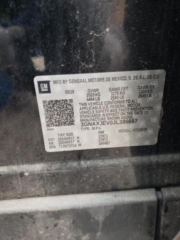 2018 CHEVROLET EQUINOX LT - 3GNAXJEV0JL386697