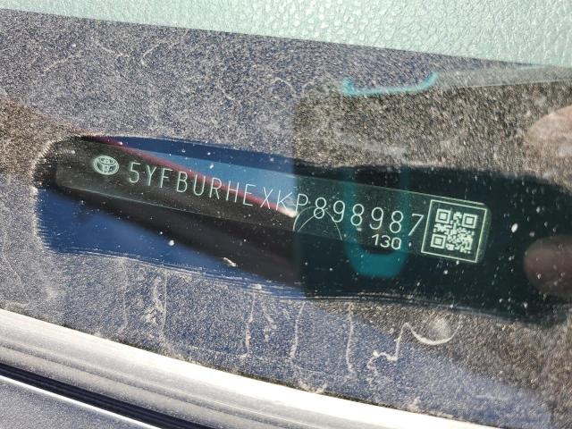 2019 TOYOTA COROLLA L - 5YFBURHEXKP898987