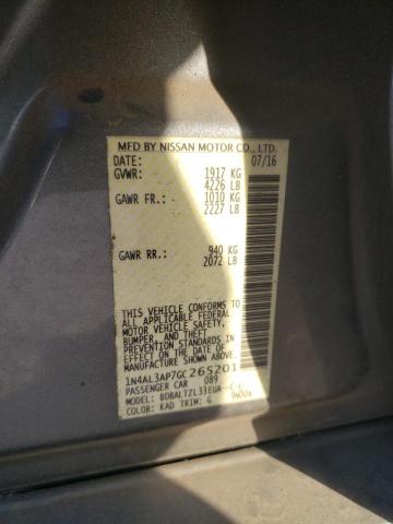 2016 NISSAN ALTIMA 2.5 - 1N4AL3AP7GC265201