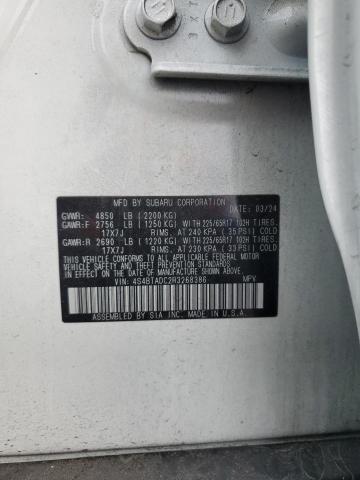 2024 SUBARU OUTBACK PR - 4S4BTADC2R3268386