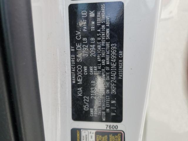 2022 KIA FORTE FE - 3KPF24AD1NE499693