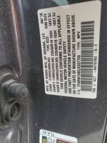 2018 HONDA CR-V EXL - 7FARW1H82JE037709