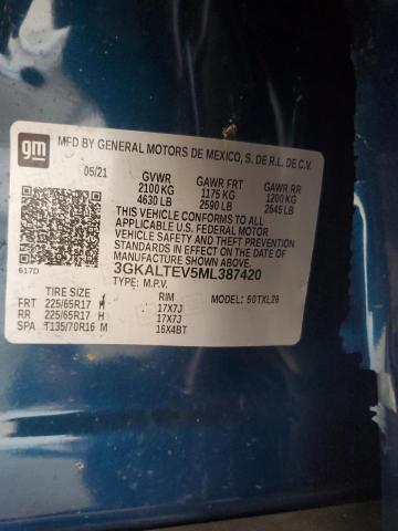 2021 GMC TERRAIN SL - 3GKALTEV5ML387420