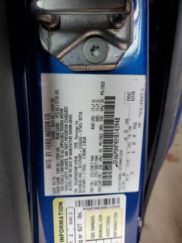 2017 FORD FUSION SE - 3FA6P0HD0HR143948