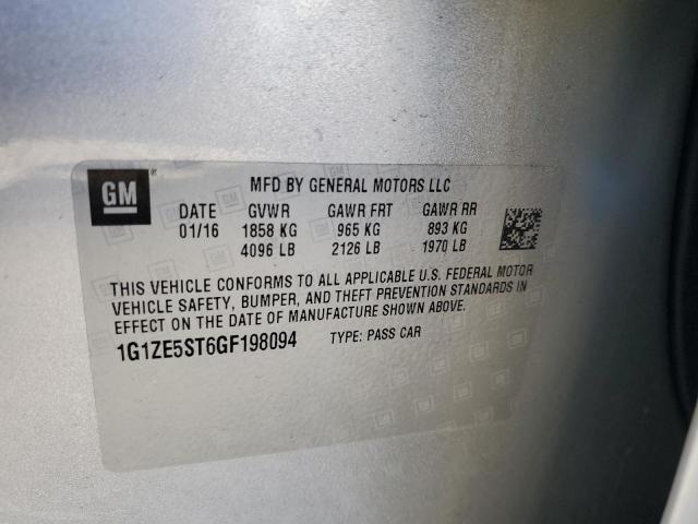 2016 CHEVROLET MALIBU LT - 1G1ZE5ST6GF198094