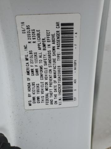 2016 HONDA ACCORD EX - 1HGCR2F75GA208609