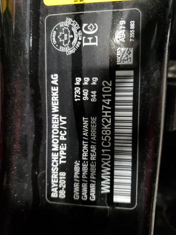 2019 MINI COOPER WMWXU1C58K2H74102