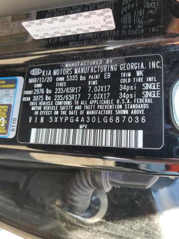2020 KIA SORENTO L - 5XYPG4A30LG687036