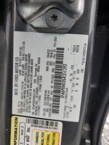 2016 FORD FUSION SE - 3FA6P0HD2GR351392
