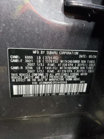 2024 SUBARU ASCENT TOU 4S4WMAWD3R3440848