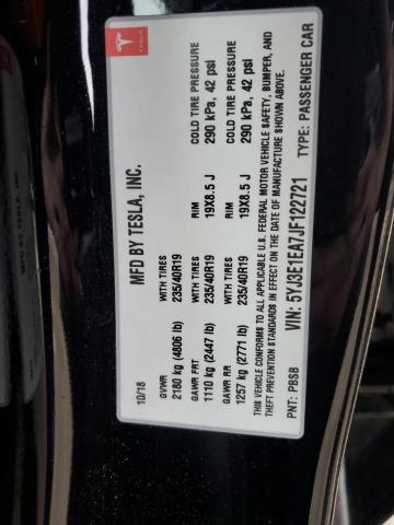 2018 TESLA MODEL 3 - 5YJ3E1EA7JF122721