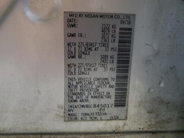 2016 NISSAN ROGUE S - 5N1AT2MV8GC845017