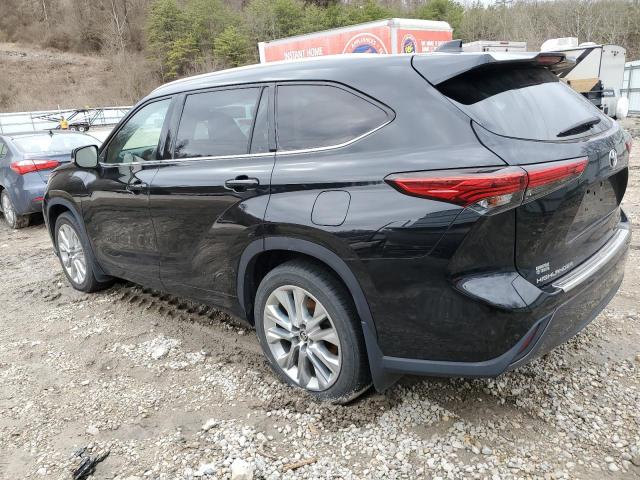 TOYOTA HIGHLANDER 2020 black  gas 5TDDZRBHXLS030378 photo #3