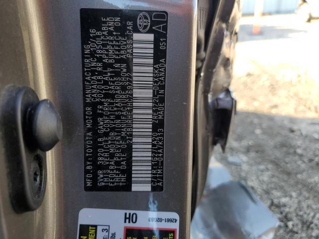 2017 TOYOTA COROLLA L - 2T1BURHE1HC769772