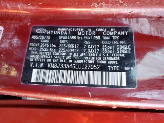 2020 HYUNDAI TUCSON LIMITED KM8J33A46LU127052
