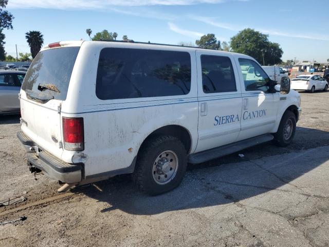 FORD EXCURSION 2000 white  gas 1FMNU40LXYEA64231 photo #4