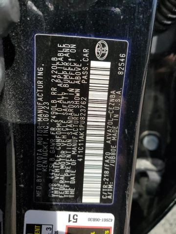 2023 TOYOTA CAMRY LE - 4T1C11AK1PU823762