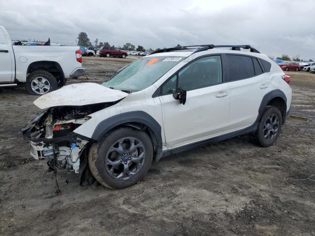 SUBARU CROSSTREK 2021 white  gas JF2GTHSC0MH314610 photo #1