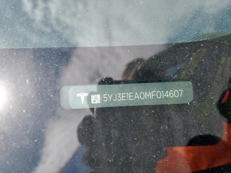 2021 TESLA MODEL 3 - 5YJ3E1EA0MF014607