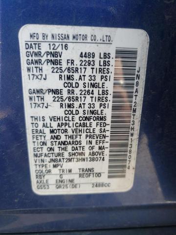 2017 NISSAN ROGUE S - JN8AT2MT3HW138074