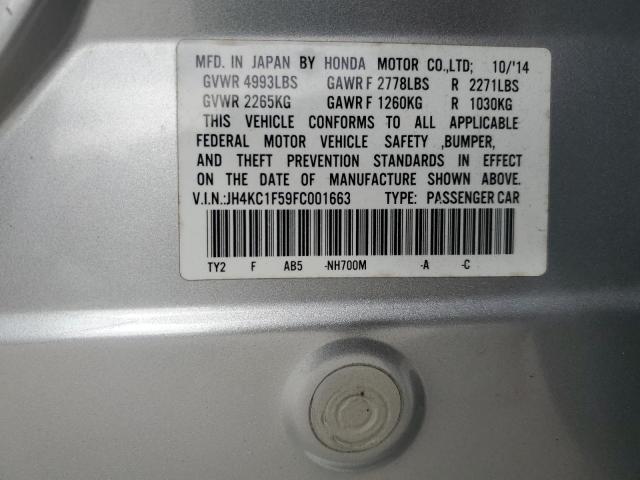 2015 ACURA RLX TECH - JH4KC1F59FC001663