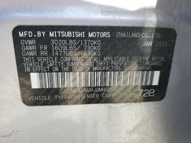 2021 MITSUBISHI MIRAGE ES - ML32AUHJ0MH005820