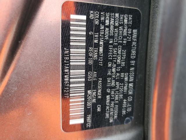 2021 NISSAN ROGUE SPOR - JN1BJ1AW7MW671217